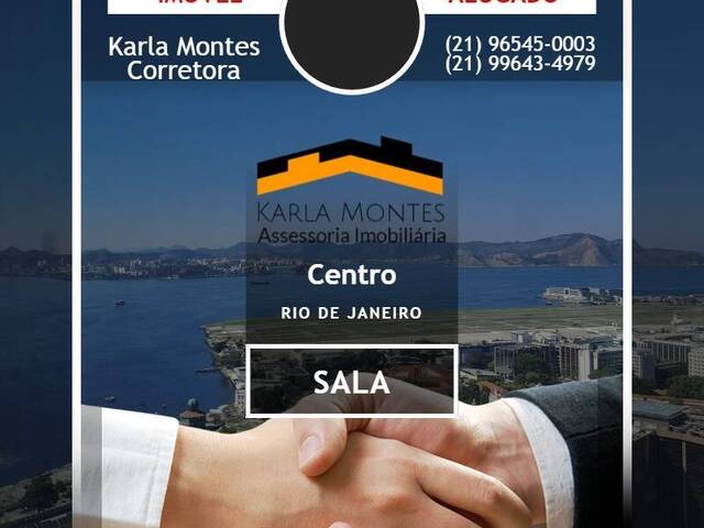 #73 - Sala para Locação em Rio de Janeiro - RJ - 1